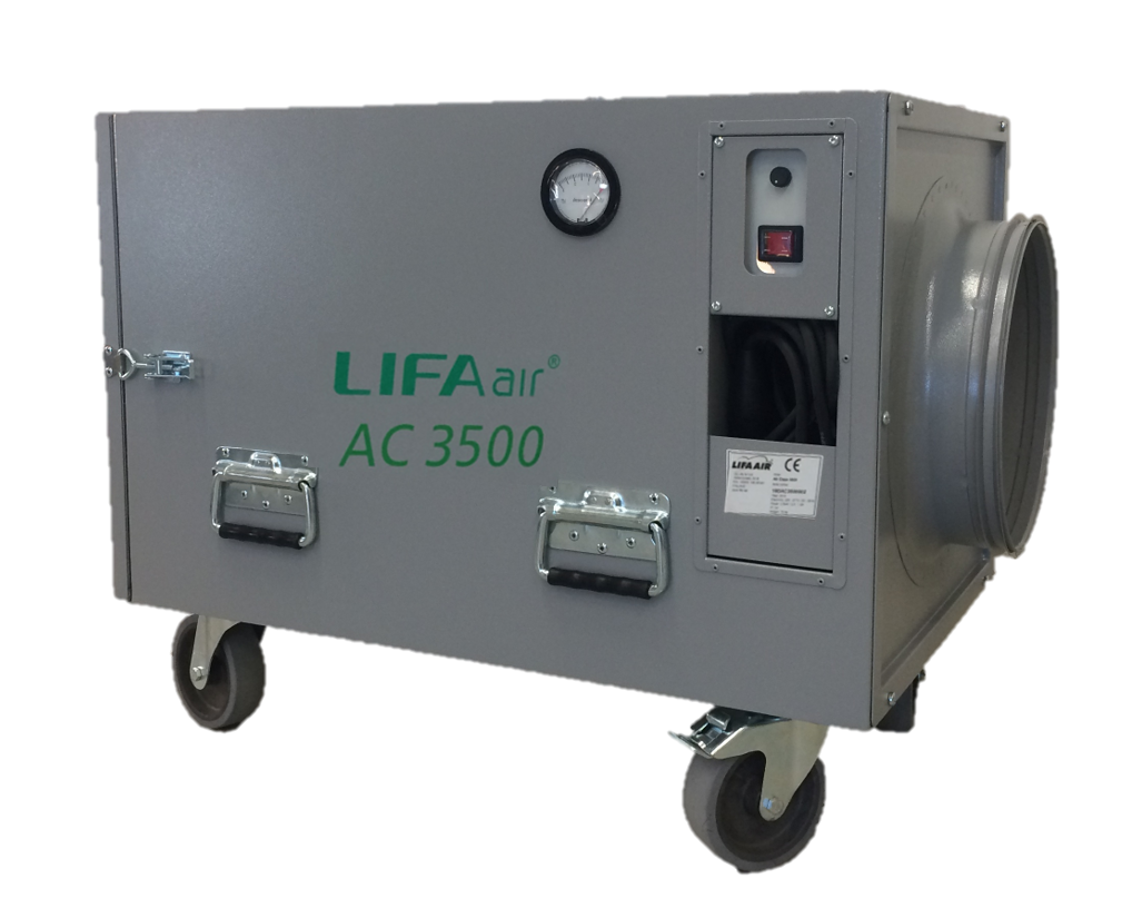 Air Clean 3500 Professional Negative Air Machine Hasman Ltd