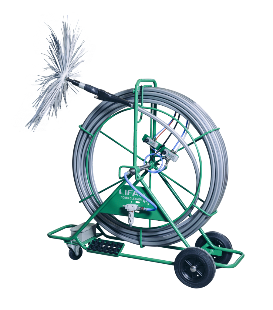 Combi Cleaner 40 Pneumatic Rotary Brush Machine Hasman Ltd