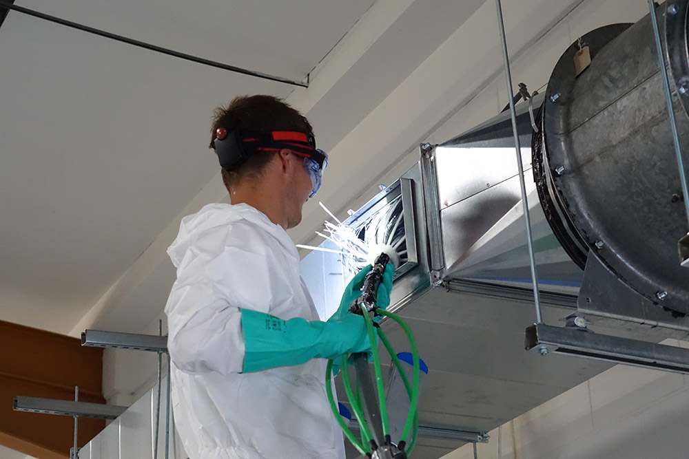 Kitchen extract ductwork cleaning